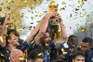 France wins second World Cup title, beating Croatia 4-2