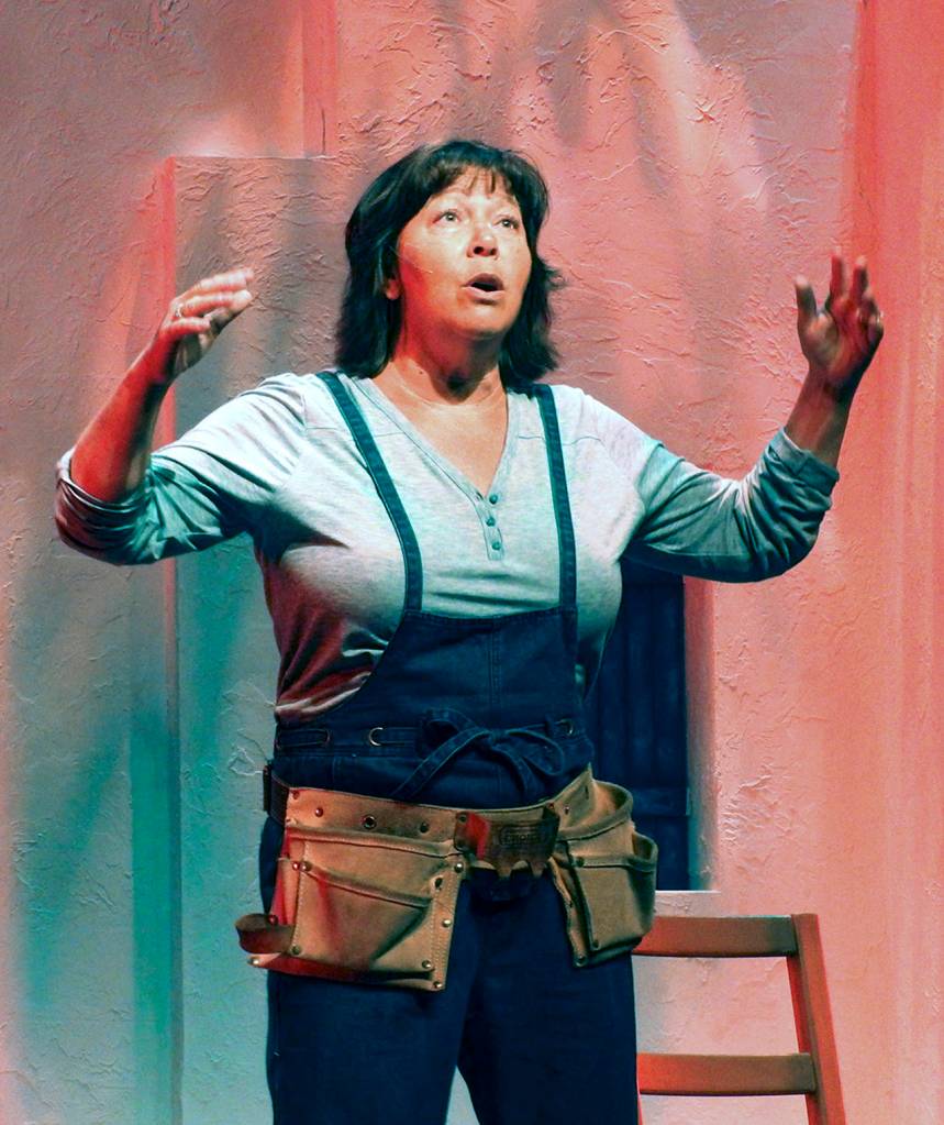 (Kat Bryant | The Daily World) Donna (Patty Sundstrom) sings.