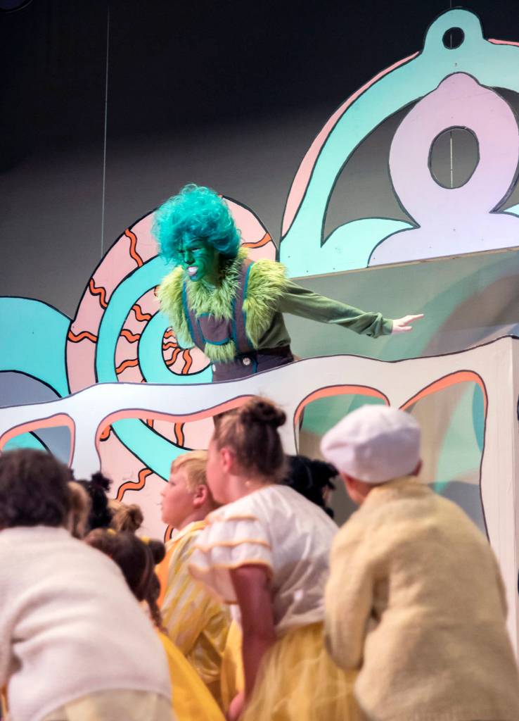 (Katherine Fowler) Isaac Evensen plays the Grinch.