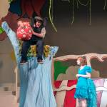 (Katherine Fowler) Aiden Brown as Horton the Elephant with Emma Dorsch as Gertrude McFuzz.