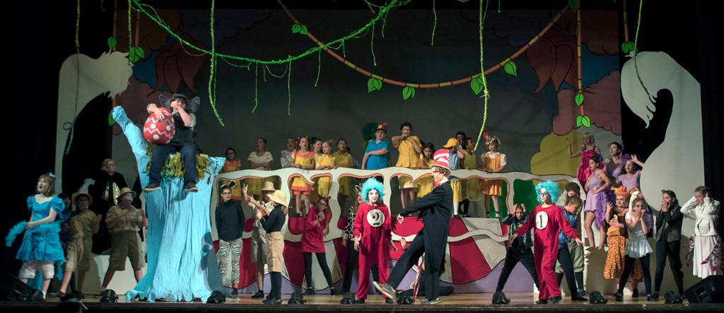 (Katherine Fowler) The 7th Street Kids are putting on Seussical this week.