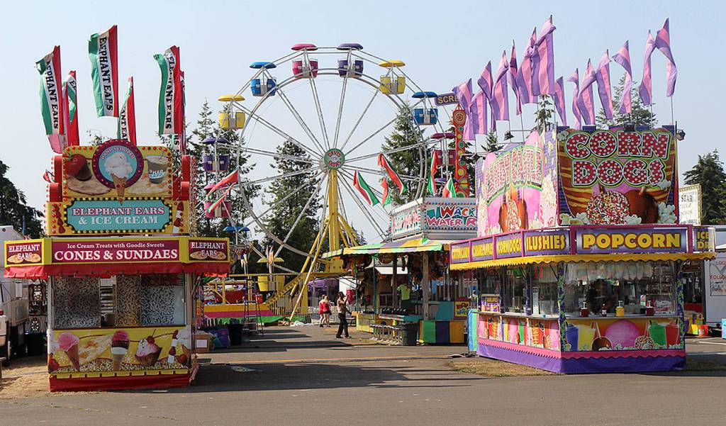 Michael Lang | The Vidette                                Rides and food are always popular at the Grays Harbor County Fair in Elma. Picture take Wednesday, Aug. 8, 2018.