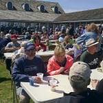 KAT BRYANT | THE DAILY WORLD                                Hundreds of people will fill plates of fish, oysters, chowder and more at the 72nd annual Westport Seafood Festival at the Westport Maritime Museum Sept. 1.