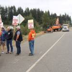Work stoppage halts Highway 12 projects