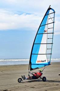Sailing on the sand