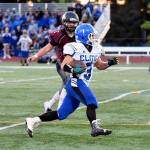 Elmas Brady Shriver gives the Eagles a 41-6 lead with a third quarter touchdown against Kingss Way Christian on Friday. (Photo by Sue Michalak)