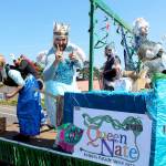 The Kelpers Parade royalty included Queen Neptune Nate Ward, making his first reign over the annual event that proceeded from Moclips to Pacific Beach on Sunday. Angelo Bruscas photo
