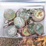 Photo courtesy Helen Hepp, Friends of Schafer and Lake Sylvia                                BonnysAngels will do the medals again for the races at this years Lake Sylvia State Park Fall Festival, 7 a.m. to 4 p.m., Saturday, Sept. 15, at the park.                                BonnysAngels will do the medals again for the races at this years Lake Sylvia State Park Fall Festival, 7 a.m. to 4 p.m., Saturday, Sept. 15, 2018, at the park. Photo courtesy of Helen Hepp.                                ABOVE: BonnysAngels will provide the hand-painted wood medals again for the races at this years Lake Sylvia Fall Festival.                                BELOW: New and returning artist and food vendors will display their wares this year.