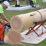 Roaring saws, sawdust clouds highlight annual Loggers Playday