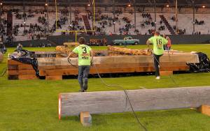 Roaring saws, sawdust clouds highlight annual Loggers Playday