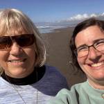 Selfie taken at Pacific Beach.