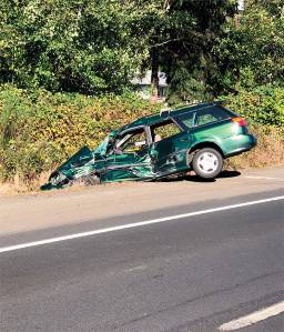 (Washington State Patrol) An 87-year-old Montesano woman died in a car accident on State Route 12 on Monday.
