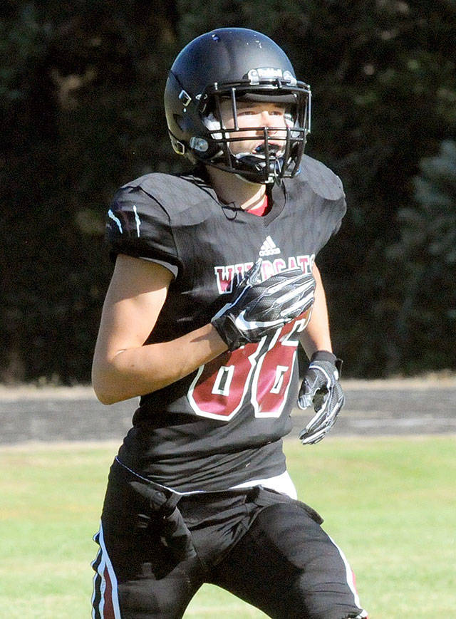 Ocosta defensive back Christian Taylor recorded two interceptions and two solo tackles in Fridays 40-14 win over North Beach, earning Taylor <em>The Daily Worlds</em> Game Ball - Defense this week. (File photo)