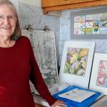 (Photos by Kat Bryant | The Daily World) Aberdeen artist Mery Swanson, whos preparing to launch her Art Drives event, has received the 2018 Governors Arts Award in the Community category.