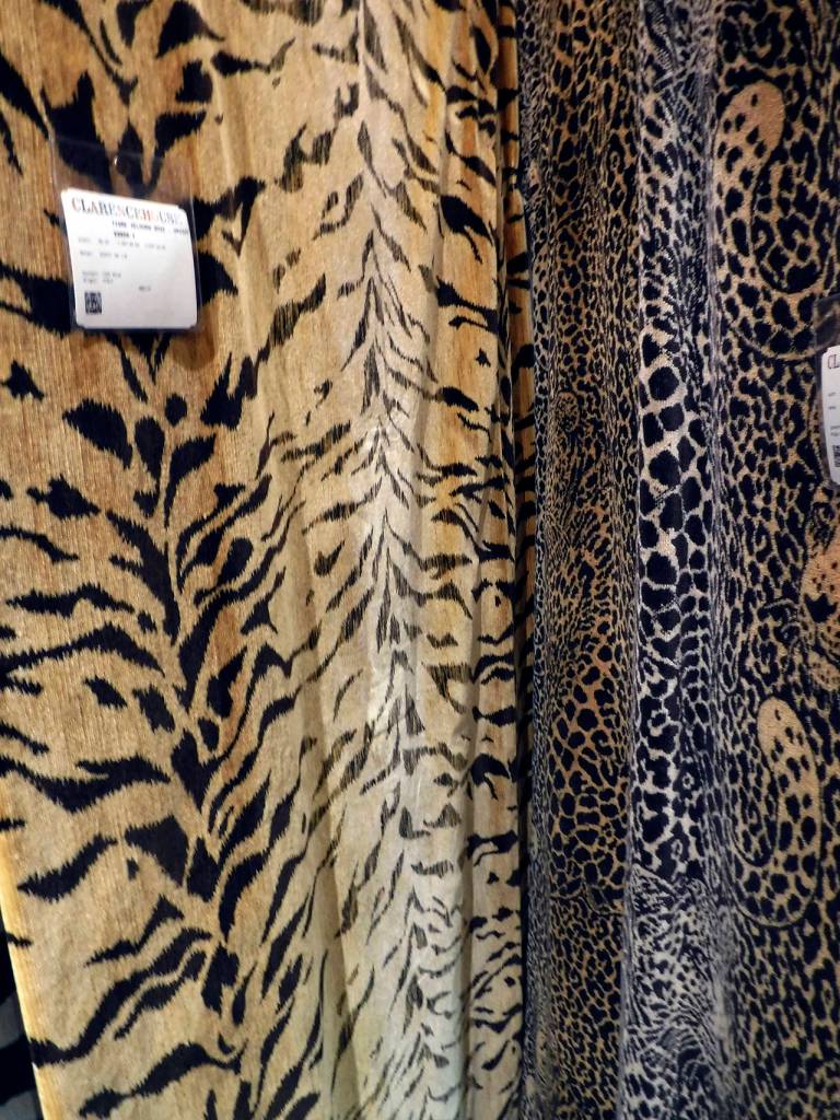 Mitchell Chapman                                This Italian silk fabric, called Tigre Velours Soie, retails at over $1,800 per yard at the Seattle Design Center.