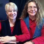 (Kat Bryant | Grays Harbor News Group) Leslie Eichner, left, organizes the annual Cranberry Harvest Festival as executive director of the Westport-Grayland Chamber of Commerce. Tanya Lana, right, serves as a key volunteer.