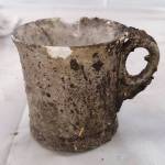 (Aberdeen Museum of History) This cup was recently recovered from the remains of the Aberdeen Museum of History. The cup also survived a major fire in October of 1903, according to the museums Facebook page.