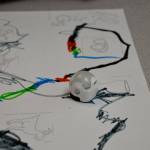 Louis Krauss | The Daily World                                One of the students drawings for their robot to follow.