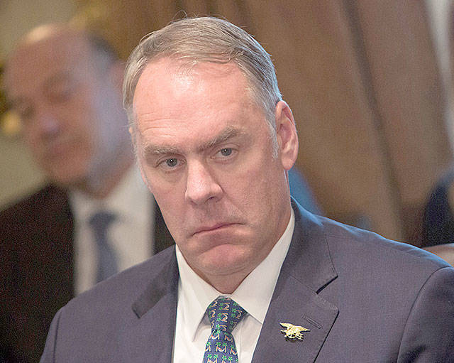 Secretary of the Interior Ryan Zinke.