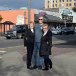 Louis Krauss | Grays Harbor News Group                                Aberdeen Revitalization Movement members Bette Worth, left, director Wil Russoul and Bobbi McCracken were recently informed that Aberdeen is now an official Main Street Community.