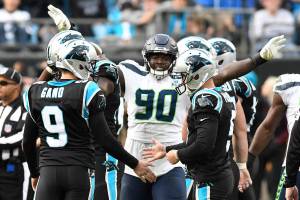 Thriller in Carolina: Seahawks keep playoff hopes alive with rousing comeback win over the Panthers