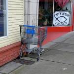 (Louis Krauss | Grays Harbor News Group)                                The City of Aberdeen is considering an ordinance that would more heavily enforce abandoned shopping carts as a public nuisance.