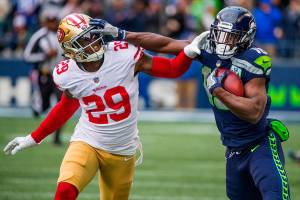 ‘Middle-of-the-road’ Seahawks roll into fast lane of NFC playoff race with 43-16 win over 49ers
