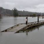 Louis Krauss | Grays Harbor News Group                                At the Experience King Tides event Tuesday at Raymonds Willapa Landing Park, visitors got to see an especially high tide that could become the norm in the future due to sea level rise.