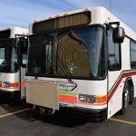 Louis Krauss | Grays Harbor News Group                                A couple of the new buses purchased by Grays Harbor Transit.