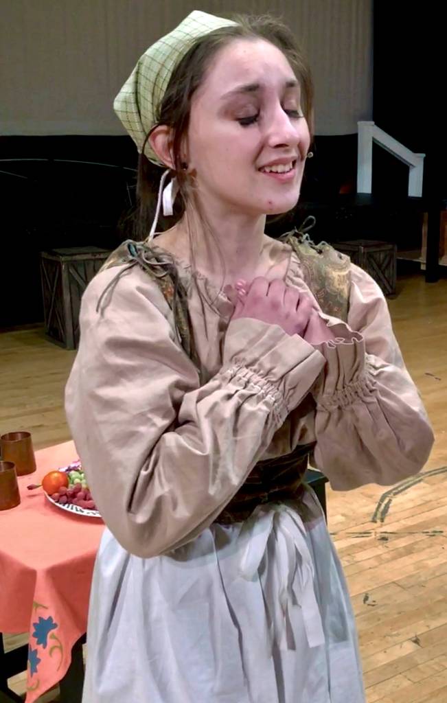 Photo by Patty Sundstrom                                Susanna Watkins plays Cinderella.