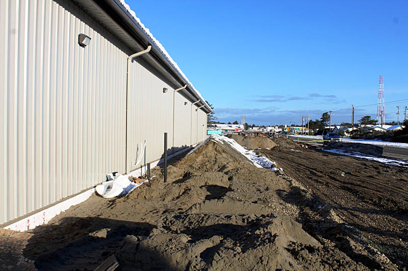 angelo bruscas | grays harbor news group                                This photo shows the outdoor area which will be covered and include about 2,000 square feet of garden and outdoor items.