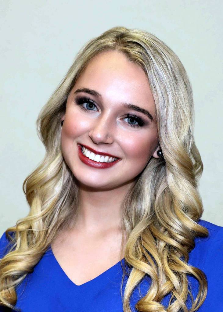 (Keith J. Krueger) Miss Grays Harbor contestant Grace Aiken, 19, is a junior at Washington State University. Her platform is WAGS (Winning Academically and Growing Students), and she will be dancing.