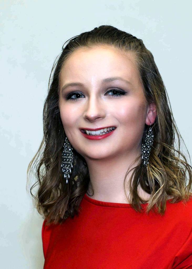 (Keith J. Krueger) Miss Grays Harbor contestant Kylie Shepard, 22, holds a masters degree in forensic psychology. Her platform is dyspraxia awareness, and her talent is dancing.