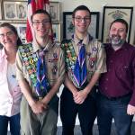 The Malcherts, from left: Renee, Daniel, Joseph and Andy.