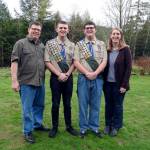 (Kat Bryant | Grays Harbor News Group) The Werners, from left: Mike, Evan, Andrew and Jill.