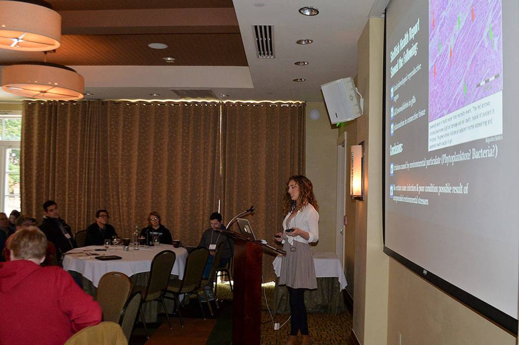 Scientists and shellfish farmers discuss burrowing shrimp at conference