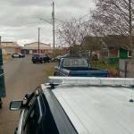 (Aberdeen Police Department) Perry Street in Aberdeen, during police response to a caller who said a man was trying to kill her.