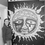 DAN HAMMOCK | GRAYS HARBOR NEWS GROUP Westport artist Kemi Strode painted this striking mural of Sublimes 1992 40 oz. to freedom album cover inside the RocknBrews restaurant.