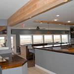 DAN HAMMOCK | GRAYS HARBOR NEWS GROUP The removal of one wall in the old The Original House of Pizza building opened up the view from the RocknBrews restaurant, scheduled to open April 1.