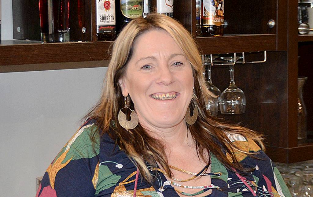 DAN HAMMOCK | GRAYS HARBOR NEWS GROUP                                Cindy Perry poured her love for rock n roll into her latest venture, the RocknBrews restaurant in Westport set to open April 1.