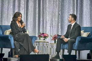 Michelle Obama at Tacoma Dome asks largest crowd of tour ‘who are you becoming?’