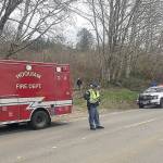 COURTESY PHOTO Hoquiam Police are investigating the death of a man found on a hillside near the 500 block of Broadway Avenue Monday afternoon.