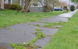 DAN HAMMOCK | GRAYS HARBOR NEWS GROUP A program where Hoquiam residents can split the cost of sidewalk repairs with the city got a financial boost earlier this month, an $18,000 grant to pay for the cost of seasonal laborers.