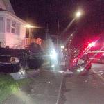 COURTESY ABERDEEN POLICE DEPARTMENT                                A 19-year-old Taholah man was arrested for suspicion of DUI after the vehicle he was driving struck two parked cars and a house in the 1300 block of Sumner Avenue early Saturday morning.