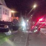 COURTESY ABERDEEN POLICE DEPARTMENT                                A 19-year-old Taholah man was arrested for suspicion of DUI after the vehicle he was driving struck two parked cars and a house in the 1300 block of Sumner Avenue early Saturday morning.