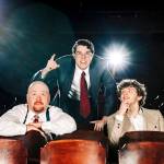 Bonell Photography                                From left are Matthew Kline as Victor Fleming, Jeff Rockwell as David O. Selznick and Christian Gleason as Ben Hecht in Moonlight and Magnolias, opening Saturday at the Driftwood Playhouse.