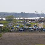 Louis Krauss | Grays Harbor News Group                                The homeless encampment along the Chehalis River in Aberdeen has been the focus of two lawsuits against the City of Aberdeen, which is looking to clear all people from the camps.