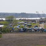 Louis Krauss | Grays Harbor News Group                                The homeless encampment along the Chehalis River in Aberdeen has been the focus of two lawsuits against the City of Aberdeen, which is looking to clear all people from the camps.