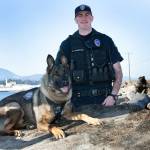 (Courtesy photo) Police Dog Ronin with his handler, Aberdeen Police Officer Chad Pearsall.