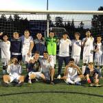 The Aberdeen boys soccer team poses for a photo after winning the 2A District IV Tournaments third-place game over Ridgefield on Saturday at Ridgefield High School. (Submitted photo)